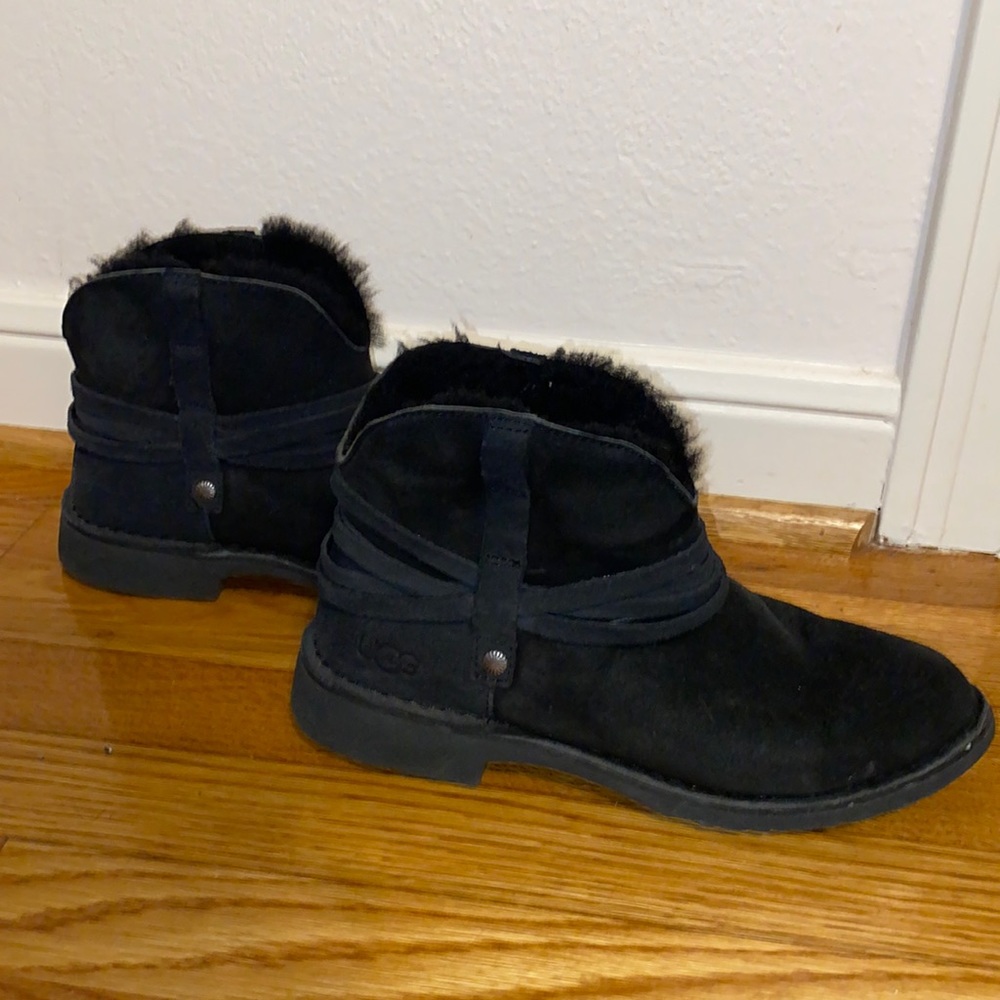 Black Ugg booties